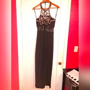Dave & Johnny GUC 90s Evening Halter Gown